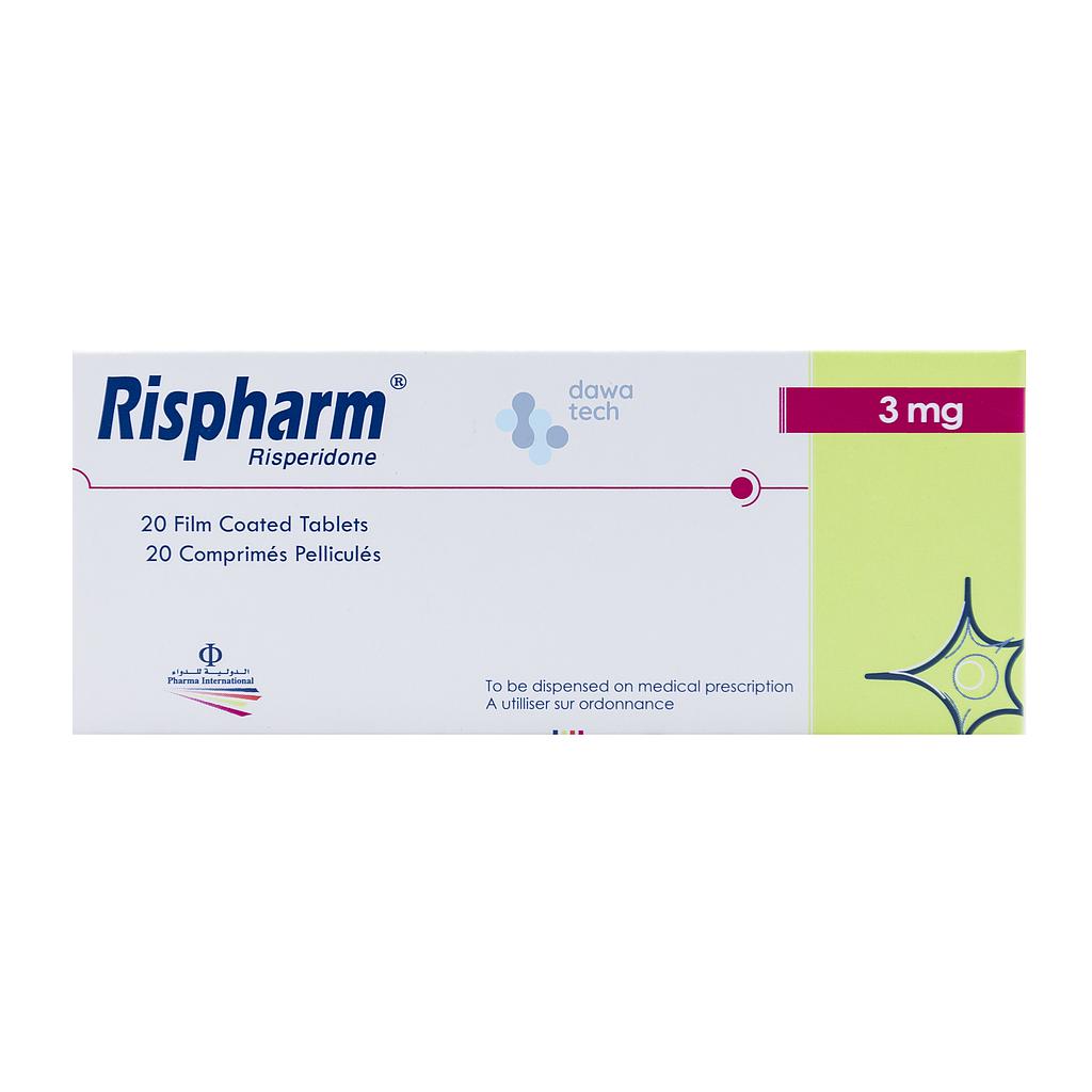 RISPHARM 3MG 20TAB