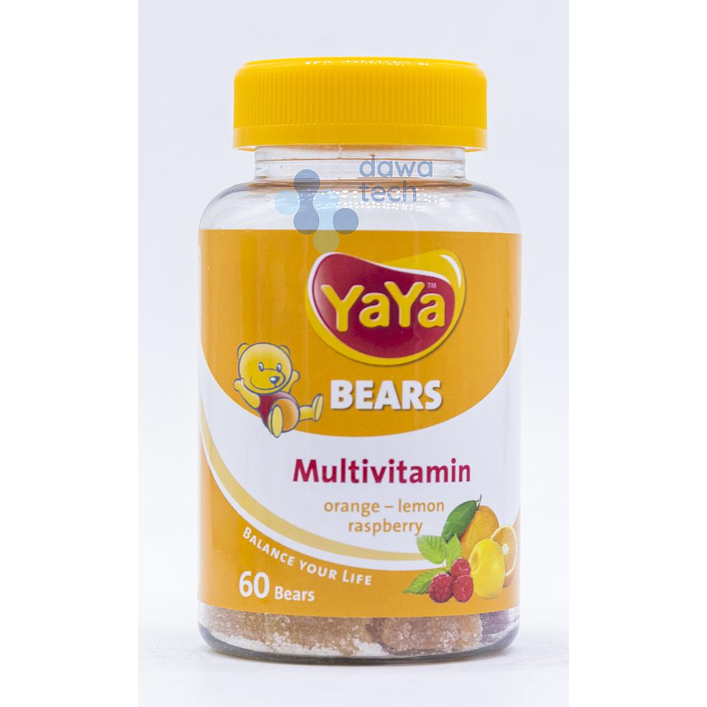 Yaya Bears MultiVit 60 Gum 052 بيع قطعي
