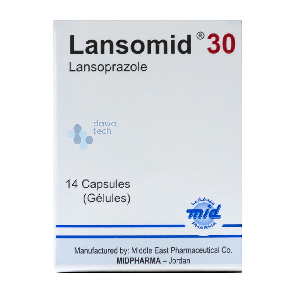 Lansomid 30 Mg 14 Capsules