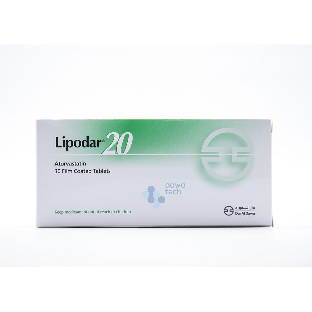 LIPODAR 20MG TAB