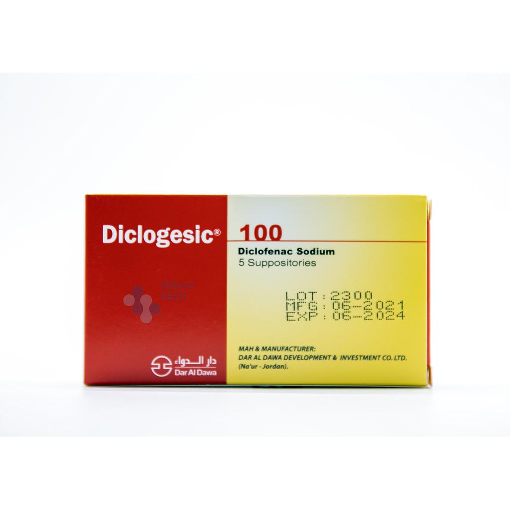 Diclogesic 100mg Supp.