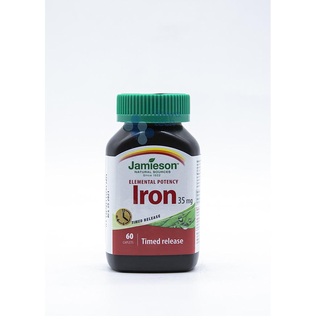 JAMIESON IRON 35MG 60CAP